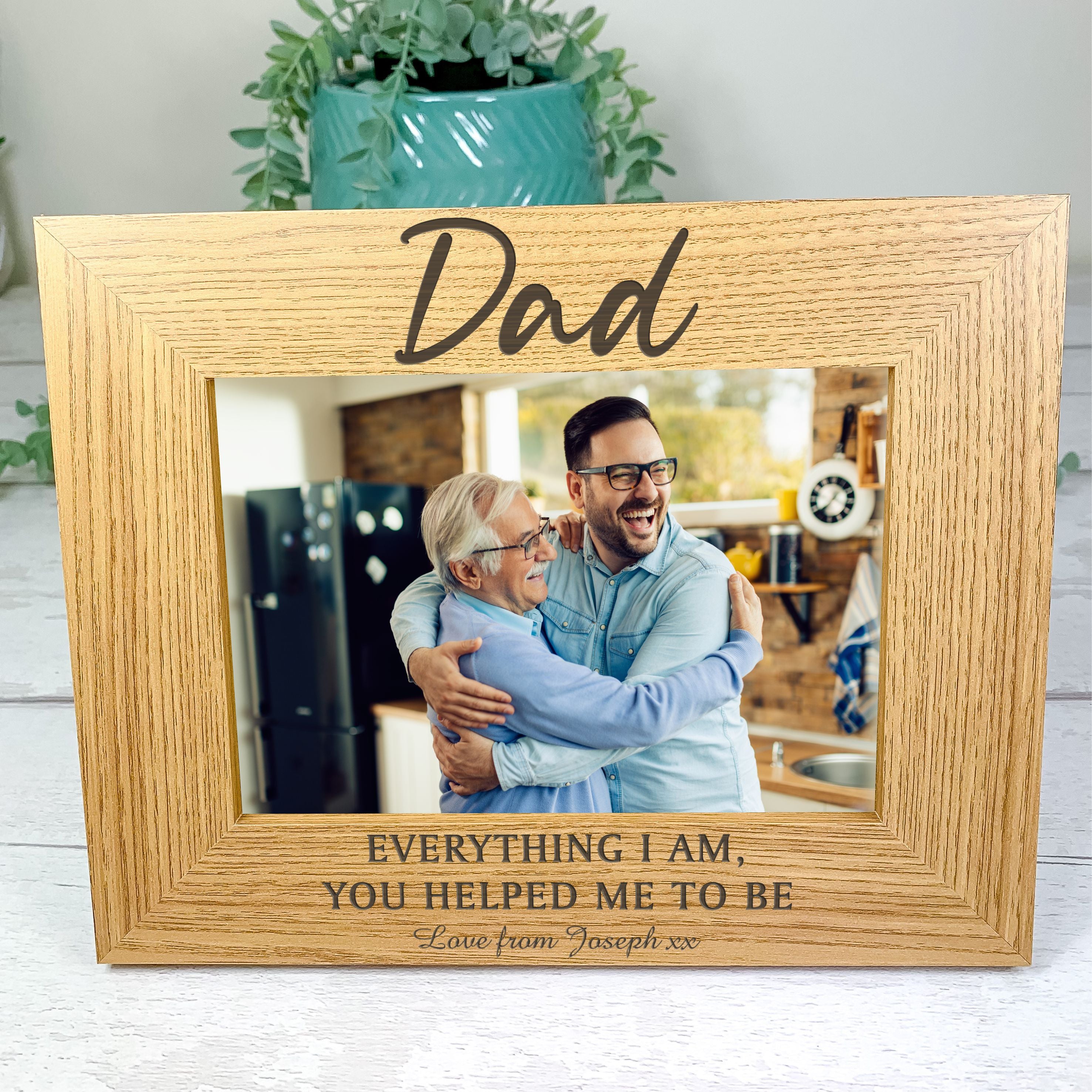 Memories Create Gifts Personalised Fathers Day Photo Frame,, 55% OFF