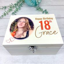 Load image into Gallery viewer, Personalised Birthday Keepsake Box
