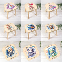 Load image into Gallery viewer, Personalised Child&#39;s Christmas Train Stool
