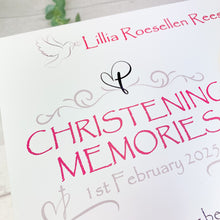 Load image into Gallery viewer, Personalised Girls Christening Keepsake Box - Add Your Own Photo
