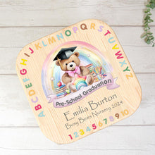 Load image into Gallery viewer, Personalised Nursery Graduation Childrens Stool, Pink
