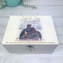 Load image into Gallery viewer, Personalised Engagement Keepsake Box
