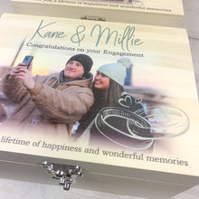 Load image into Gallery viewer, Personalised Engagement Keepsake Box
