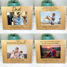 Load image into Gallery viewer, Personalised Father&#39;s Day Photo Frame, 1st Father&#39;s Day Gift
