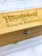 Load image into Gallery viewer, Personalised Luxury Halloween Wine Gift Box With Accessories
