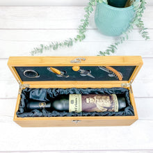 Load image into Gallery viewer, Personalised Luxury Halloween Wine Gift Box With Accessories
